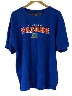 Florida Gators T-Shirt Pro Edge Blue Embroidered Logo NCAA Short Sleeve Tee